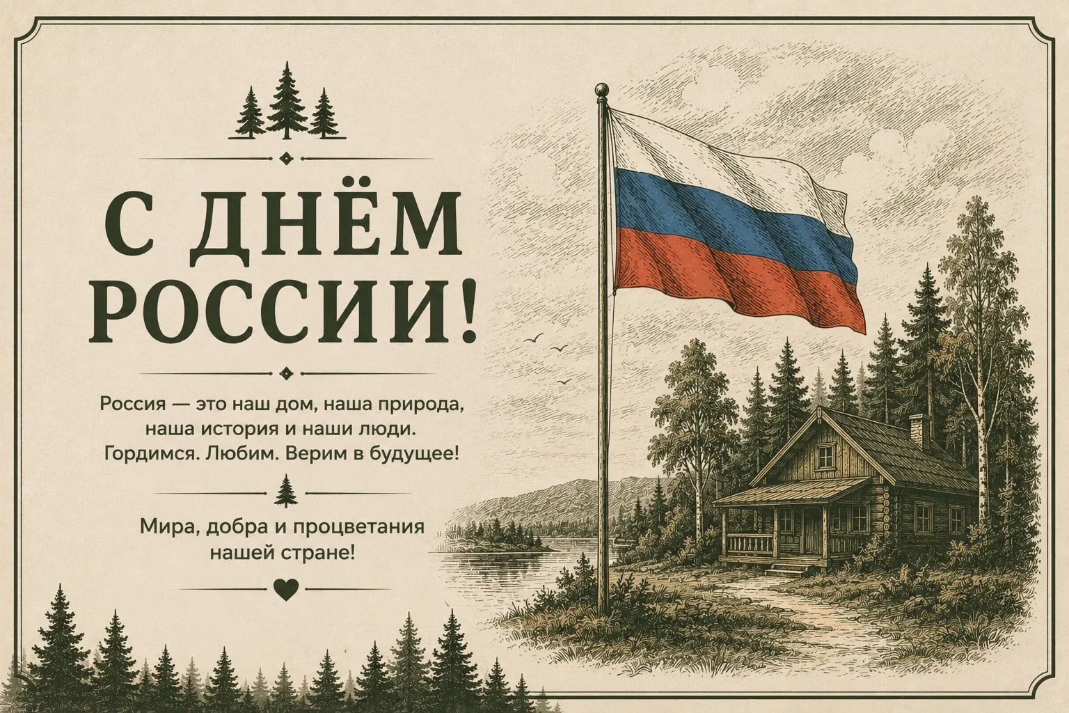 🇷🇺 С Днём России!

Поздравляем с праздником нашей великой страны! Пусть этот день наполнит сердца 