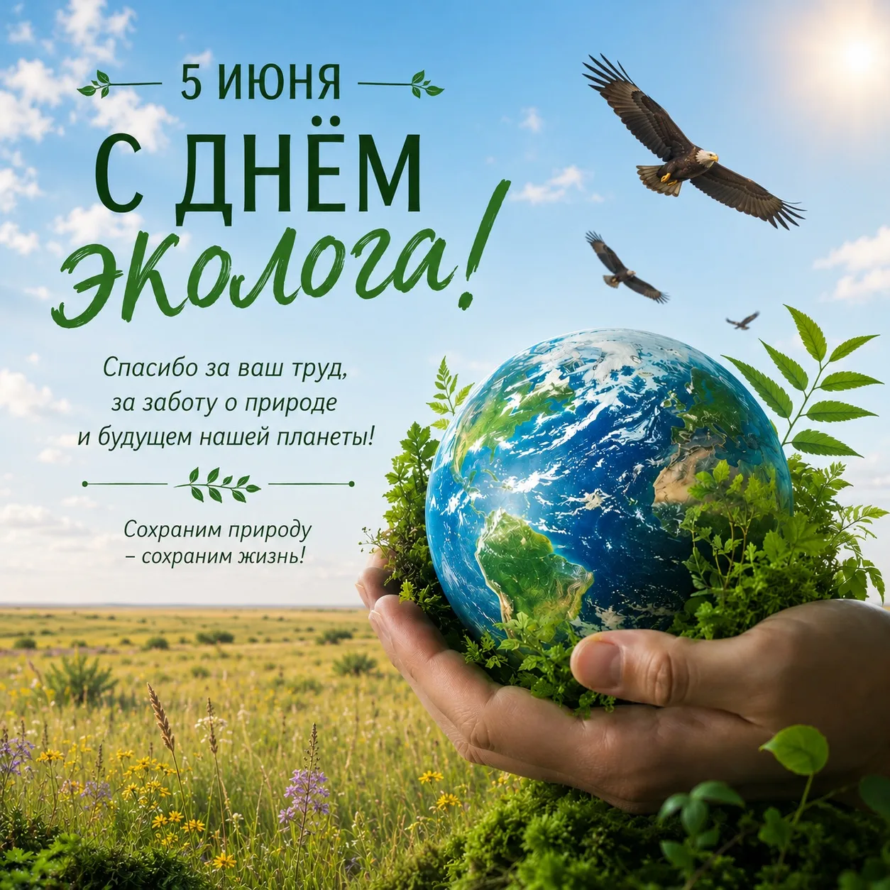 🌿 С Днём эколога!

ГКУ ВО «Дирекция ООПТ и охотнадзора» поздравляет всех специалистов природоохранн
