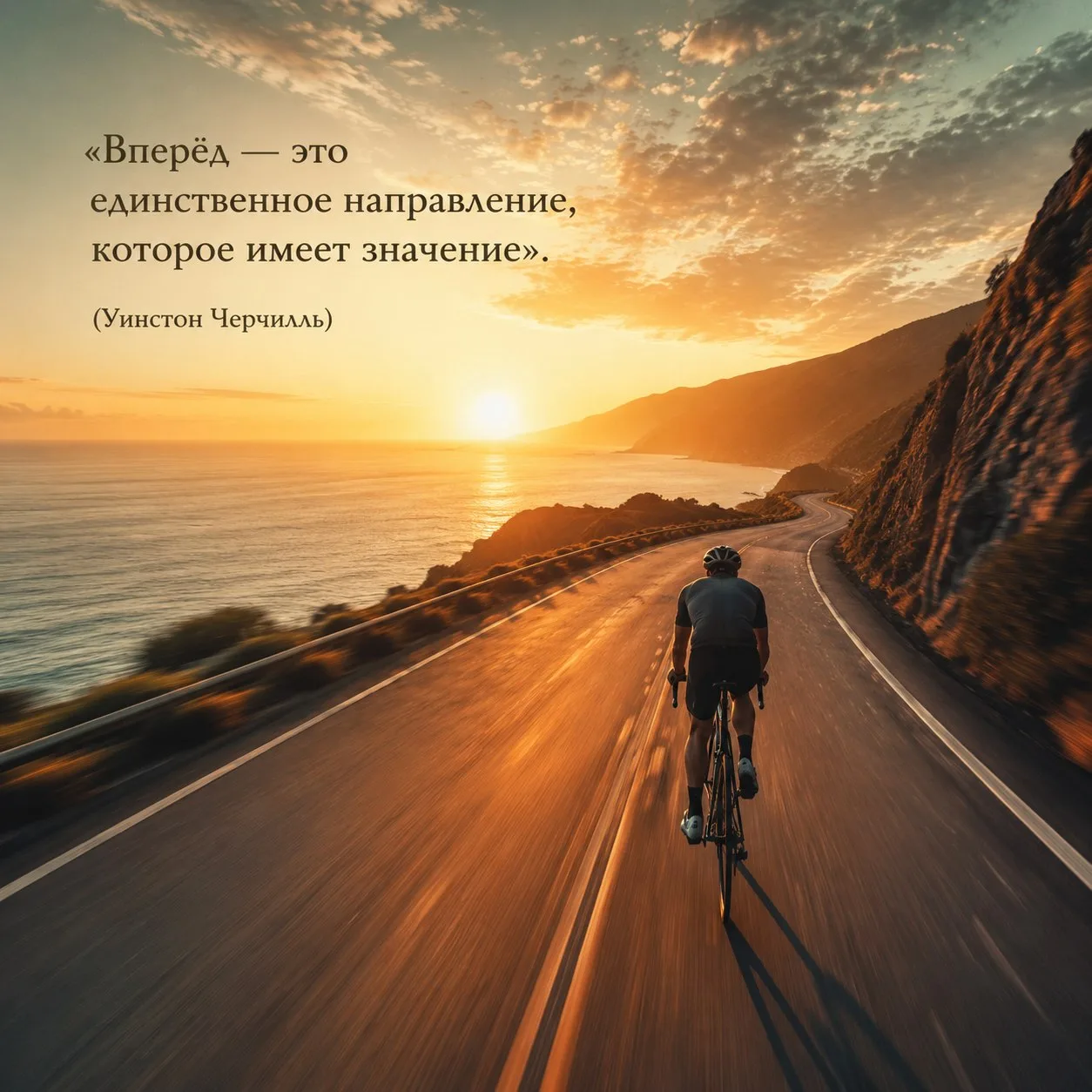 Вперёд — это единственное направление, которое имеет значение. 
📚Уинстон Черчилль

#мотивация

Терр