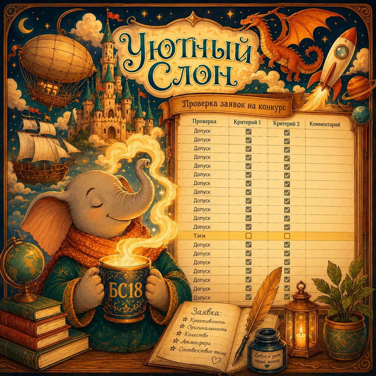 #БумажныйСлон №18: Проверяем и отвечаем
Закончил проверку очередного блока заявок, отправил всем пис