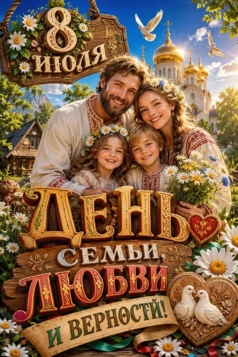 Дорогие сотрудники, уважаемые родители!

Примите самые искренние поздравления с Днём семьи, любви♥ и
