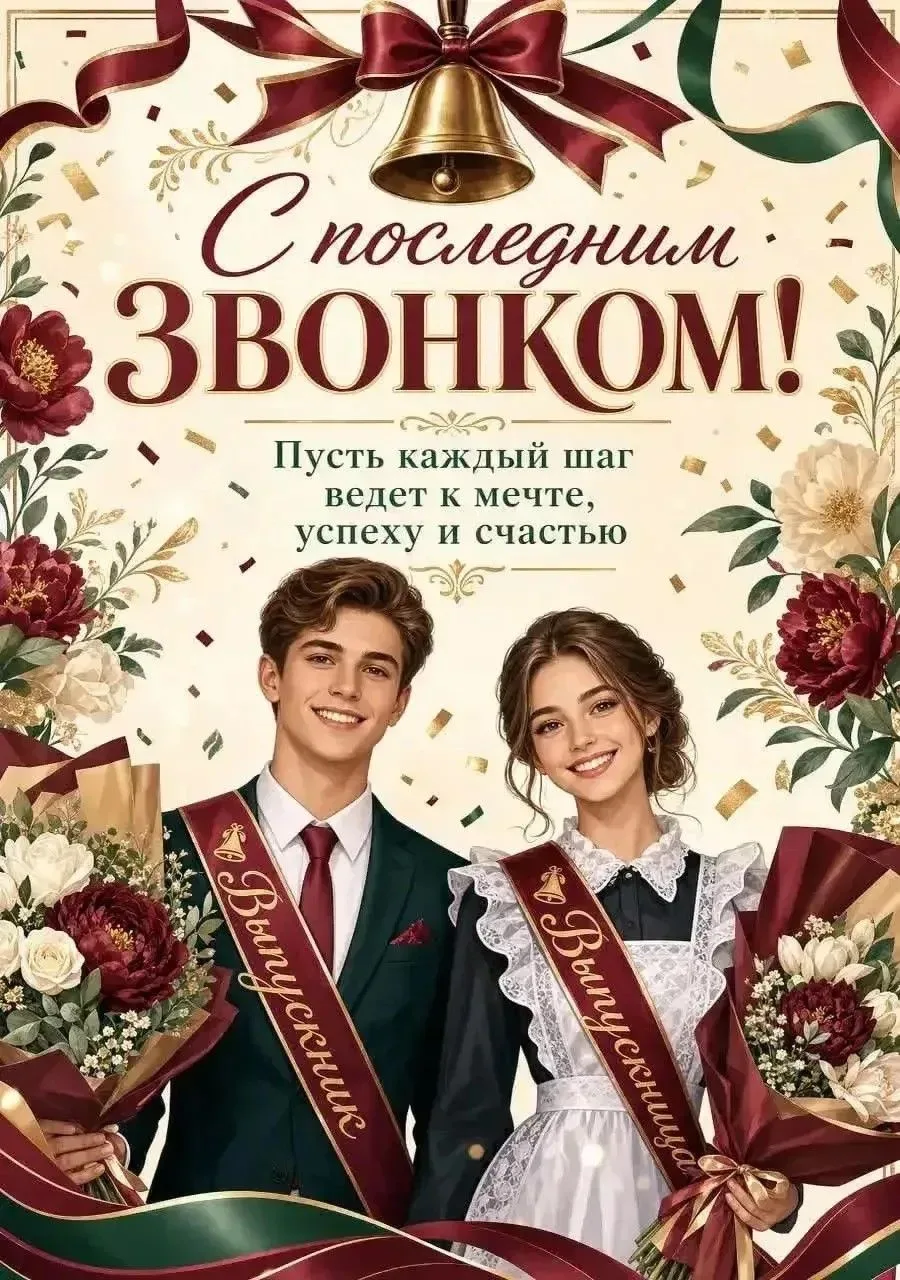 Дорогие выпускники, учителя и родители!
Сегодня по всему Гатчинскому округу звучат последние звонки 
