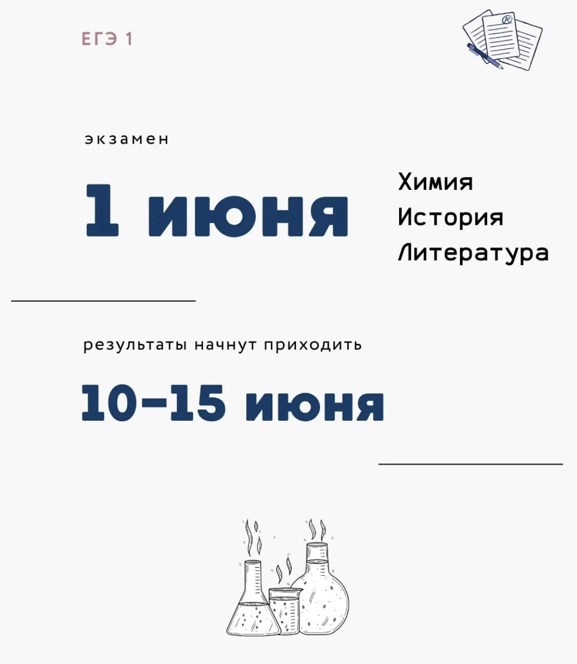 График публикации результатов ЕГЭ 2026 года для основного периода утверждён Рособрнадзором. Он преду