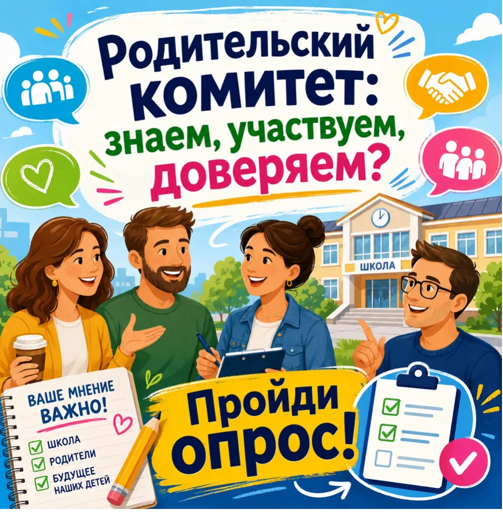 🧐Общешкольный родительский комитет: знаем, участвуем, доверяем?

☝🏽Родительский комитет школы объе