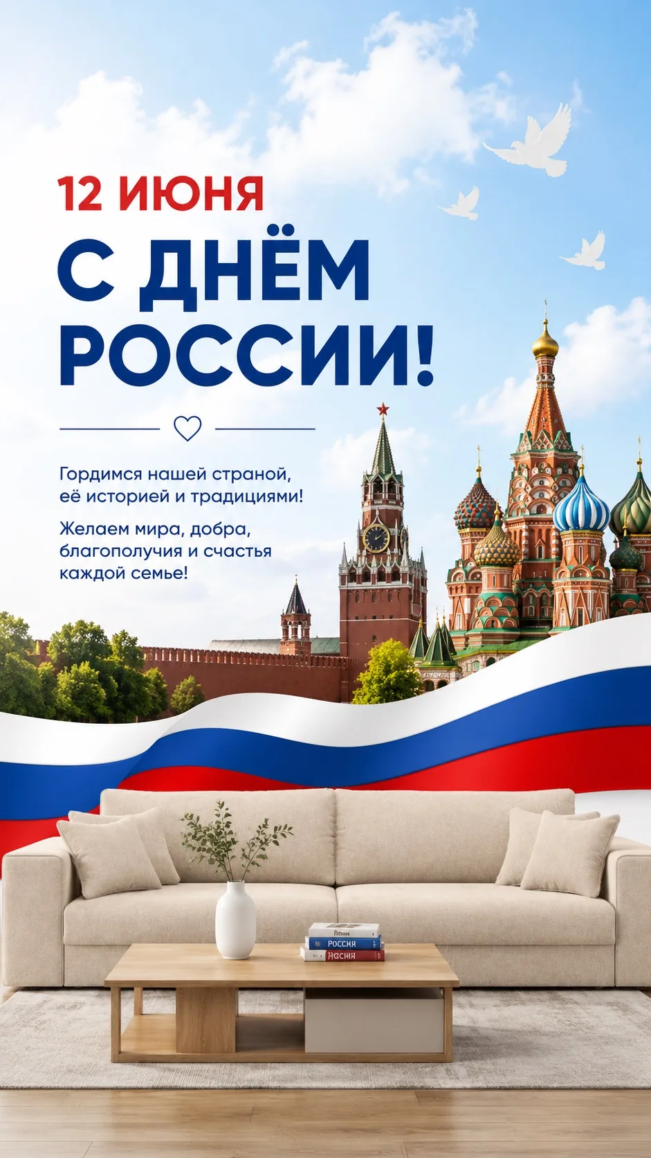 🇷🇺 С Днём России!

Сегодня — день, который объединяет нас любовью к родной стране, её традициям, и