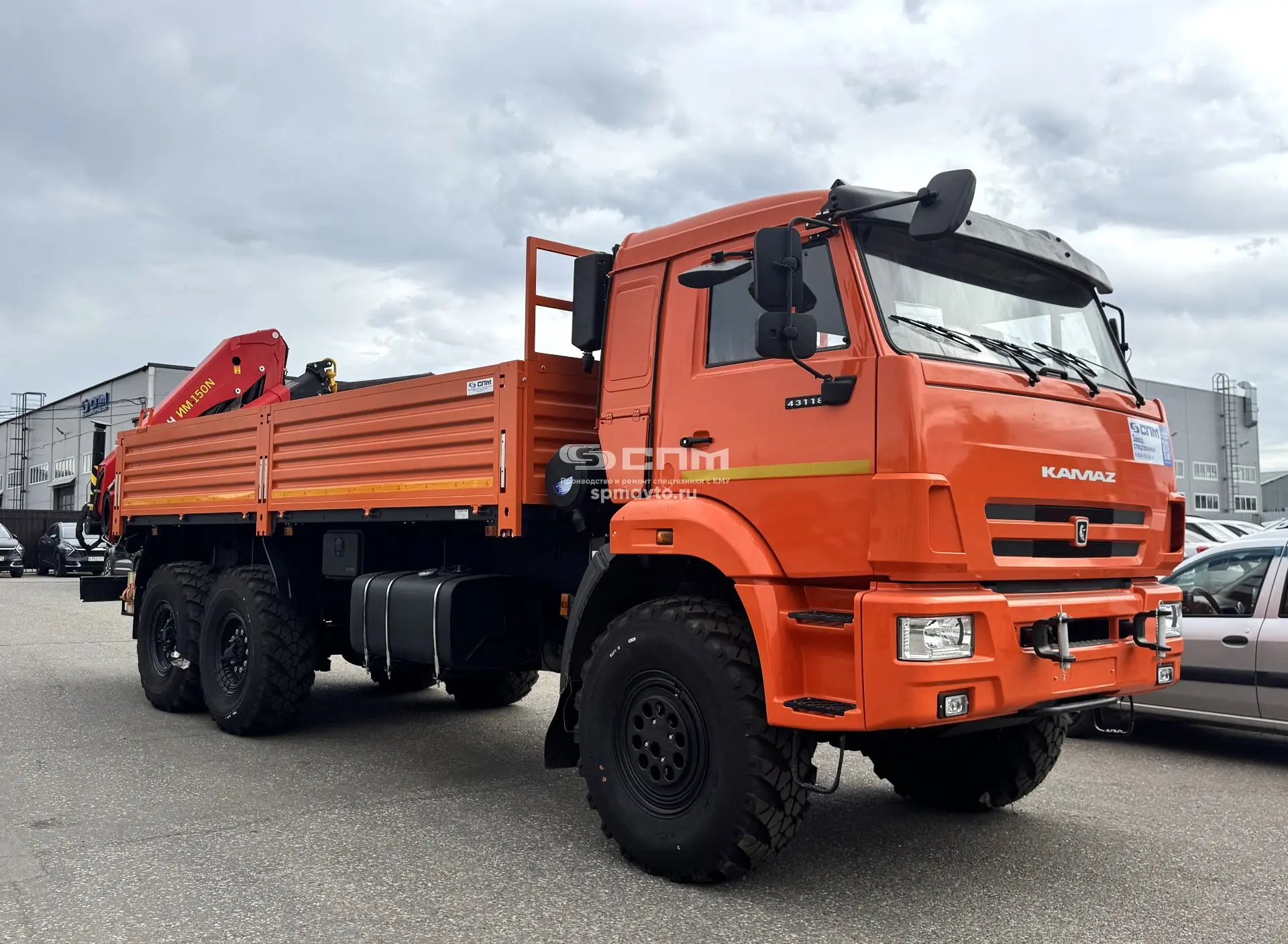 🚛 На нашем заводе изготовлен бортовой автомобиль на базе КАМАZ 43118 (6×6) с КМУ ИНМАН ИМ150N на св