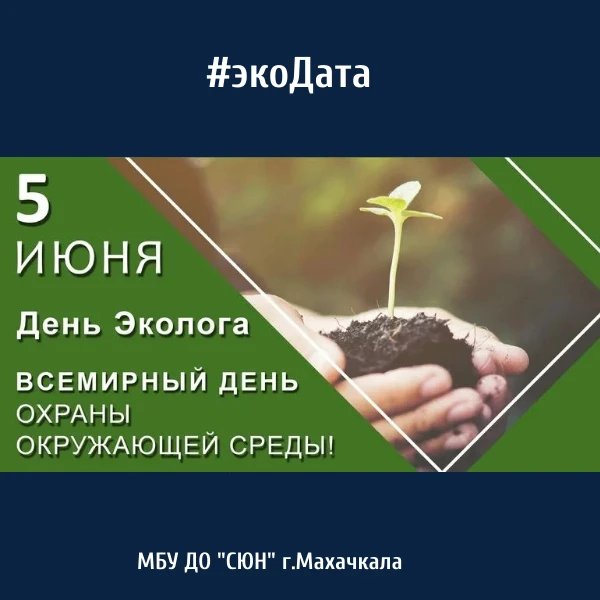 5 июня — День эколога и Всемирный день окружающей среды!

В этот день в России отмечают сразу два ва