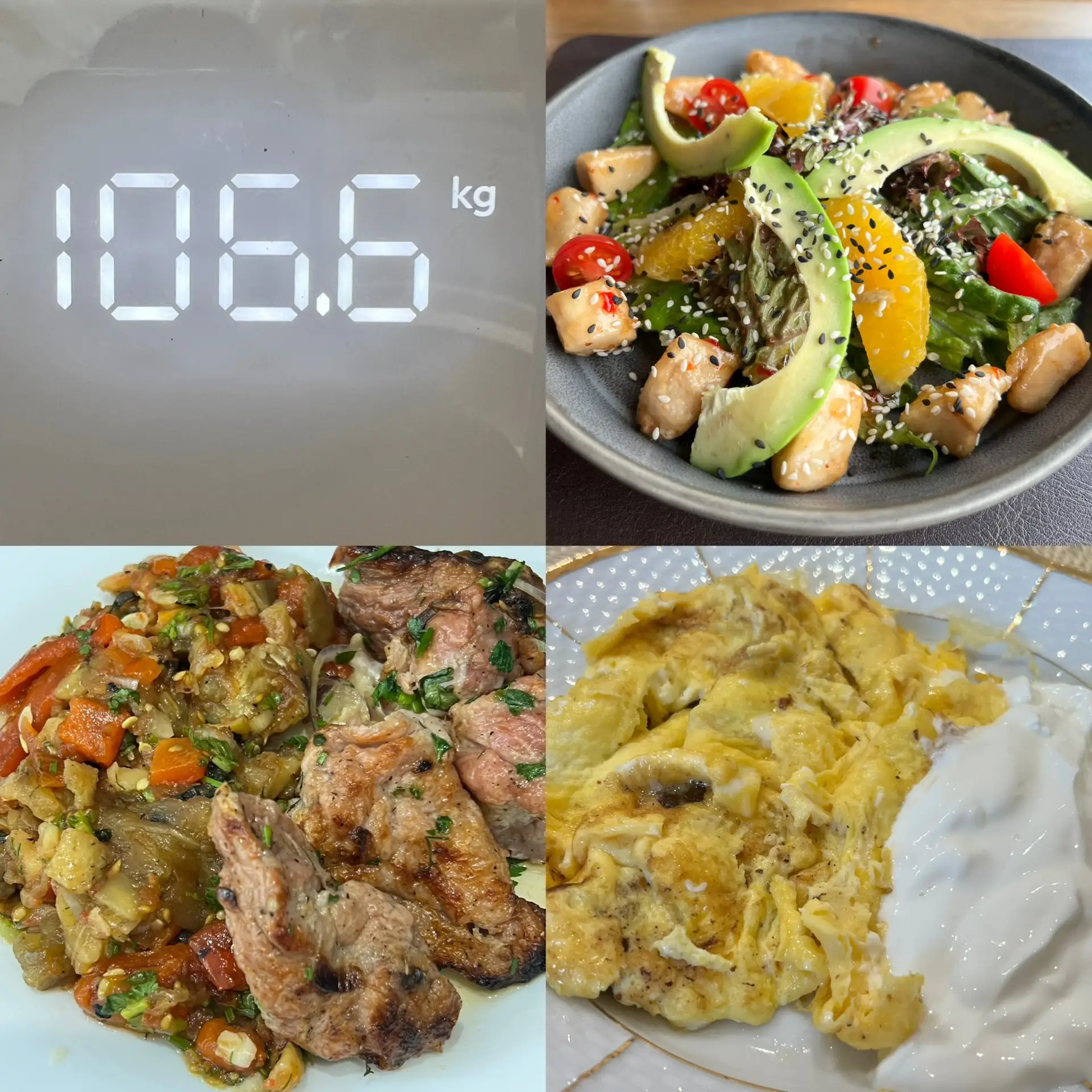 Старт: 101,6 кг
Сейчас: 106.6 кг
Изменение: +1.4 кг
Цель: 75 кг
День цикла: 12

Наконец спустя год р