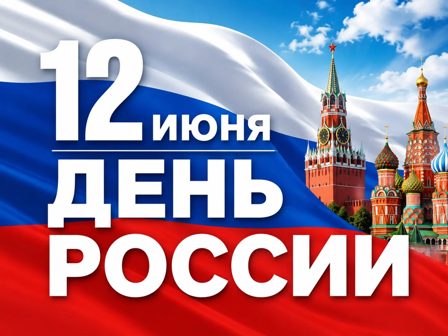 С Днём России! 

Желаем нашей великой стране процветания, силы и уверенного движения вперёд. 

Пусть
