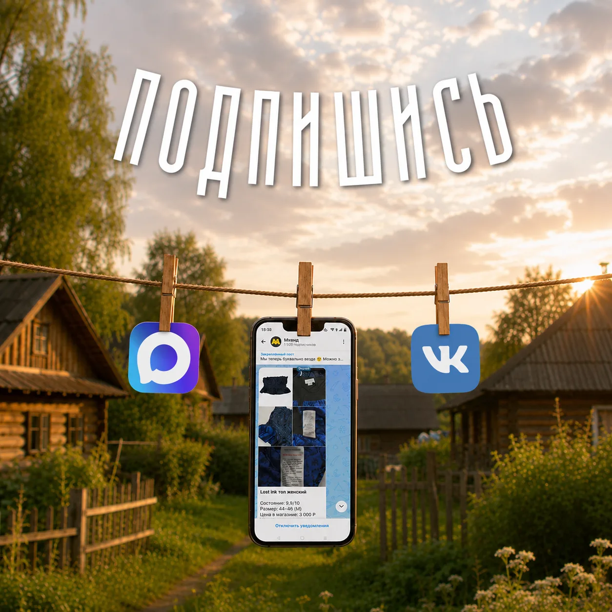 Будьте в курсе 🔥

Подписывайтесь на наши каналы, чтобы не пропускать свежие завозы, акции и выгодны