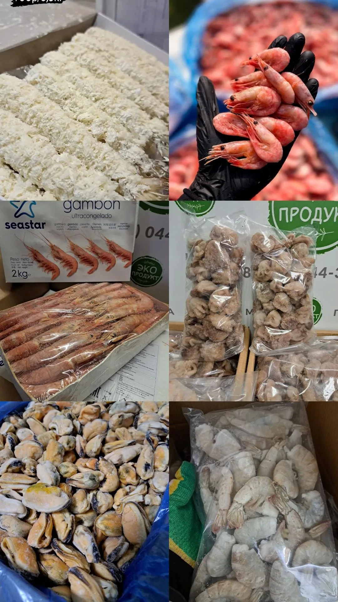 Морепродукты в наличии :

✅️Креветка коктейльная ВМ, 31/40 750р/0,5кг;
✅️Креветка королевская ВМ 900