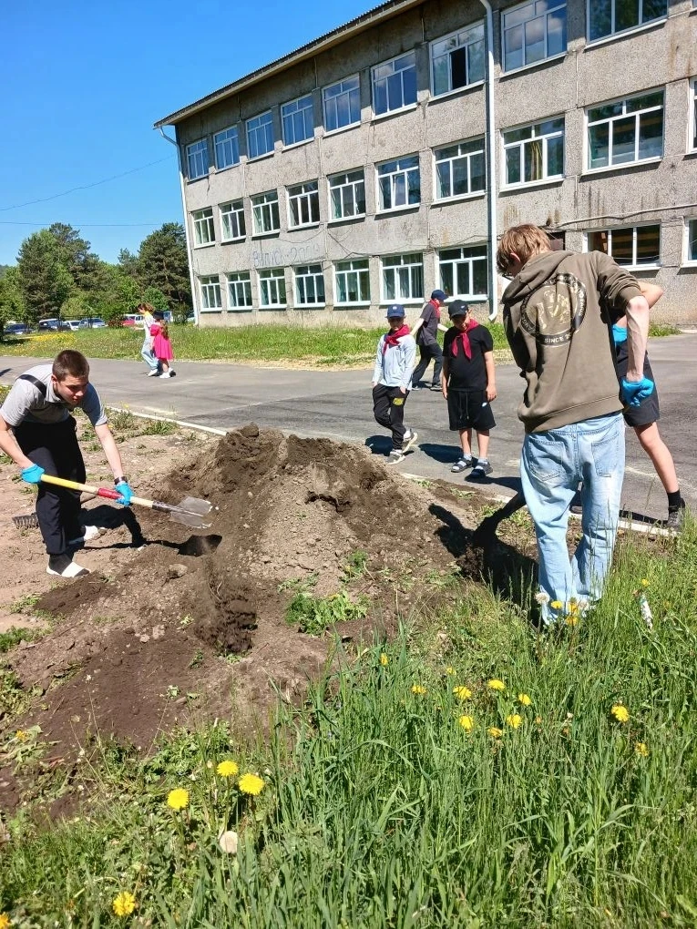 🌱 Сегодня в нашей школе стало ещё уютнее и красивее!
С 8 июня  в нашей школе вновь начал свою работ