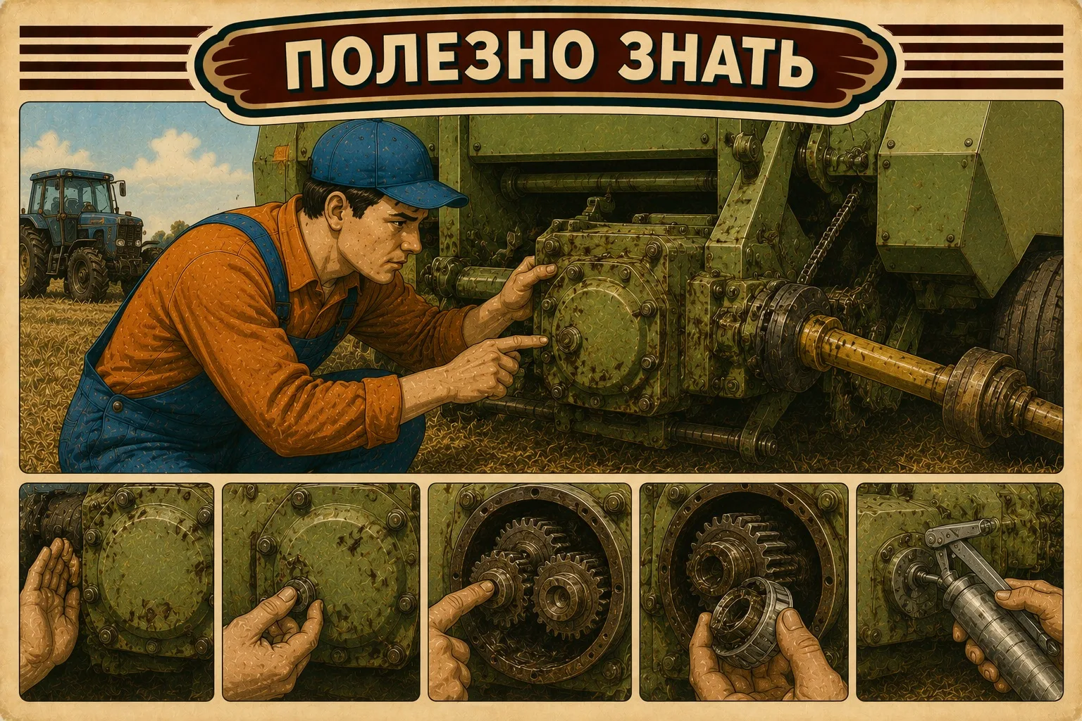 После работы техника стала шумнее? Смотри редуктор
Шум часто указывает на нехватку смазки или износ 