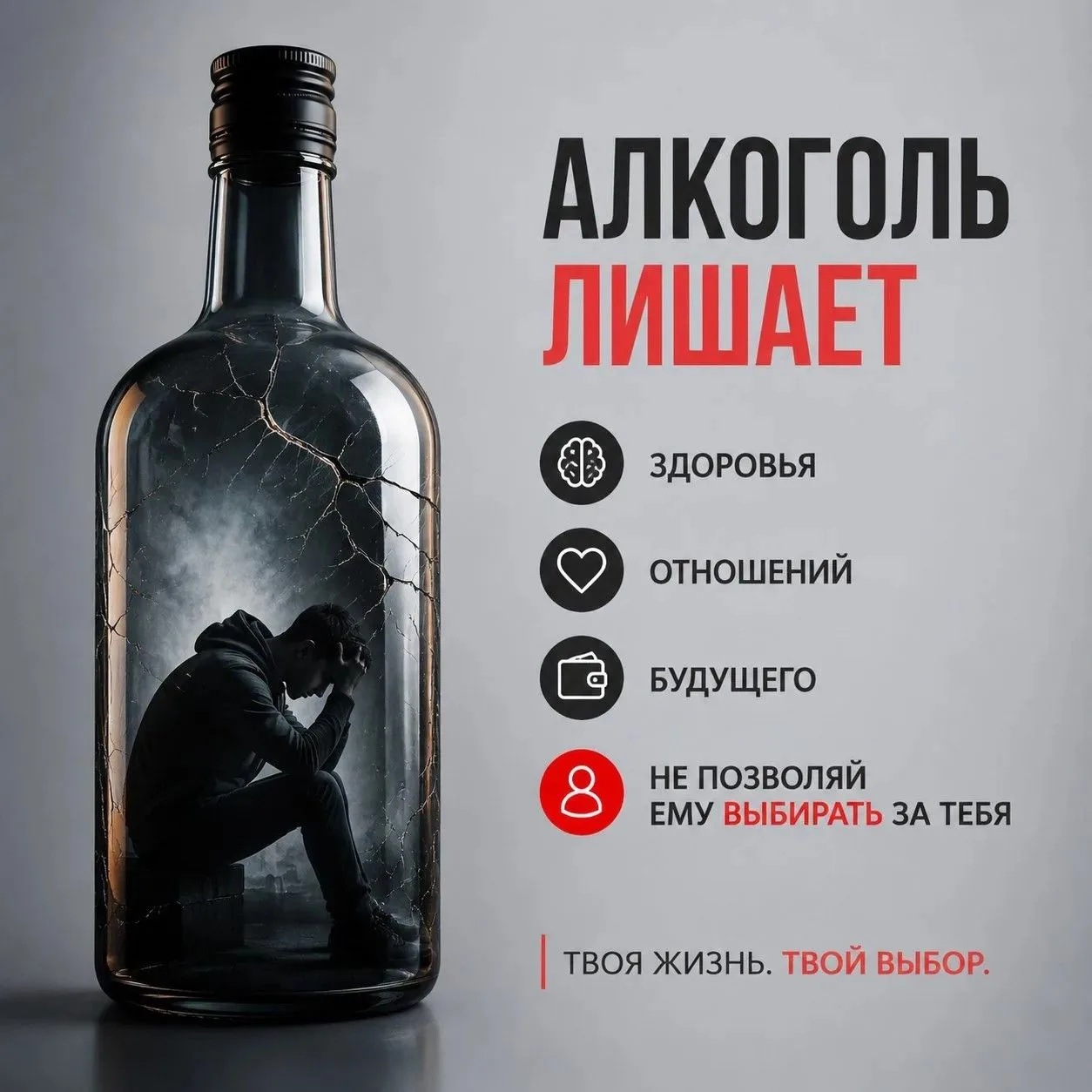 ⚠️ Алкоголь: цена иллюзии удовольствия ⚠️

Алкоголь – это психоактивное вещество, разрушающее органи