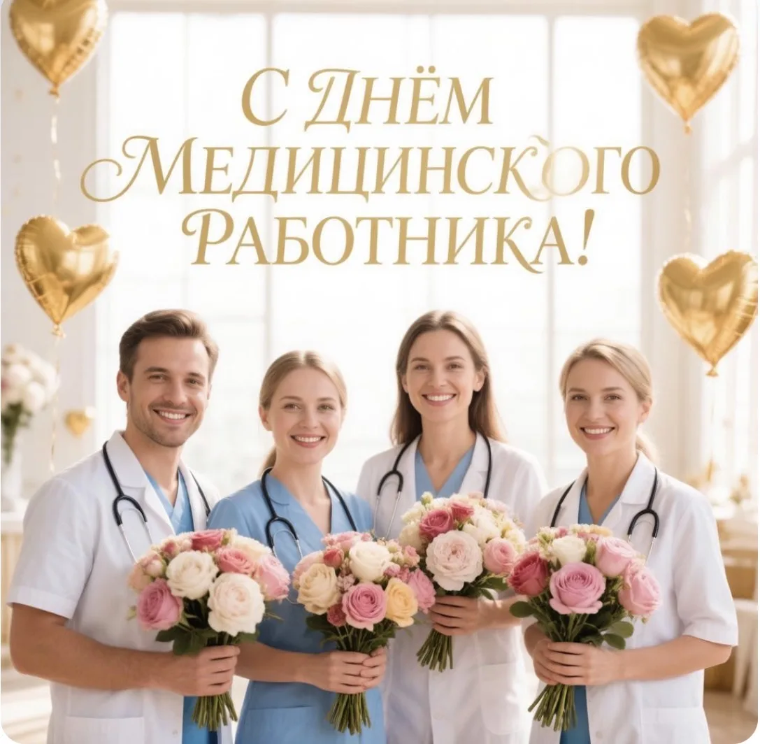 👩‍⚕️ С ДНЁМ МЕДИЦИНСКОГО РАБОТНИКА!👩‍⚕️

✨ Спасибо вам за ваш нелёгкий, но такой важный труд, за и