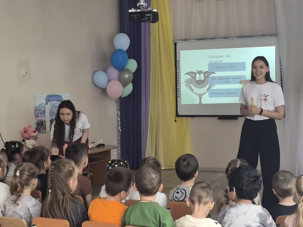 Сотрудники Детской стоматологический сети "Дента люксик" провели интересное познавательное мероприят