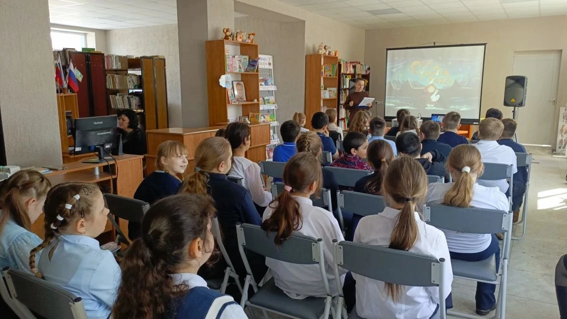 Сегодня в стенах детской библиотеки состоялся настоящий праздник кино для участников Международного 