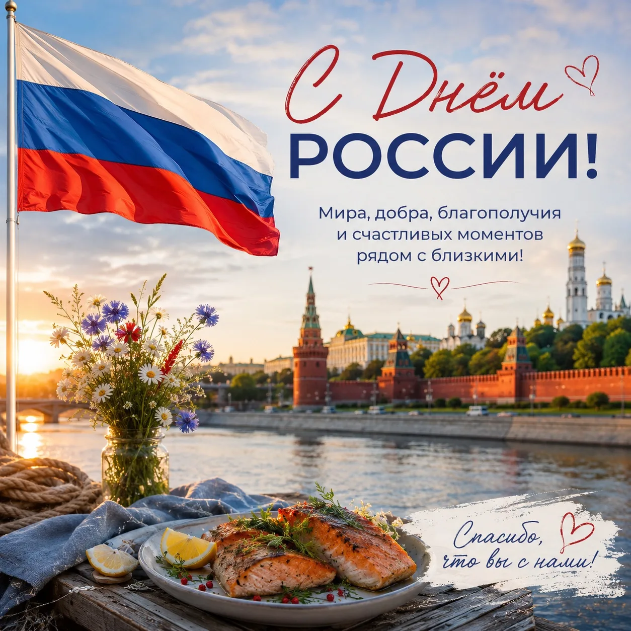 🇷🇺 Друзья, поздравляем вас с Днём России! 🇷🇺

Хотим поблагодарить всех участников нашей второй з