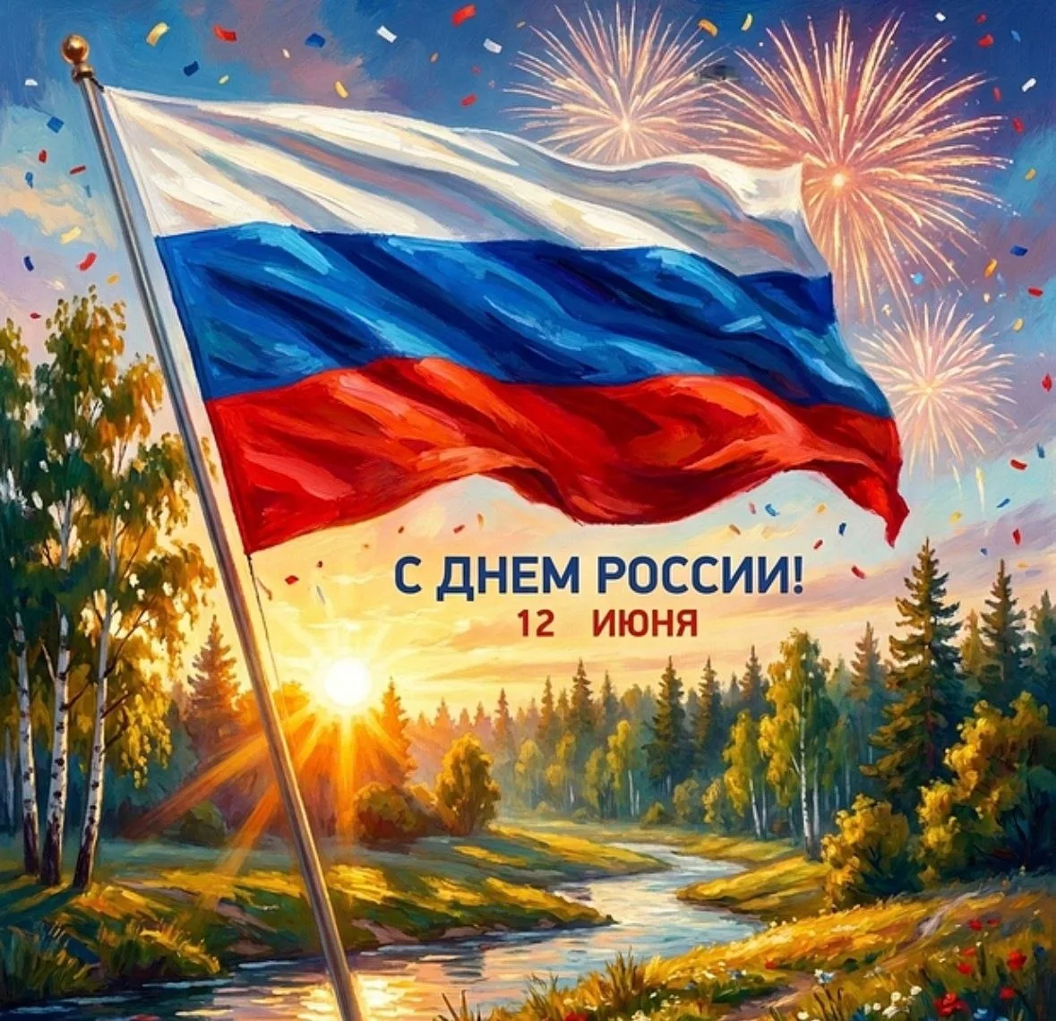 Поздравляем с Днём России!
Желаем мира, уверенности в завтрашнем дне, крепкого здоровья и благополуч