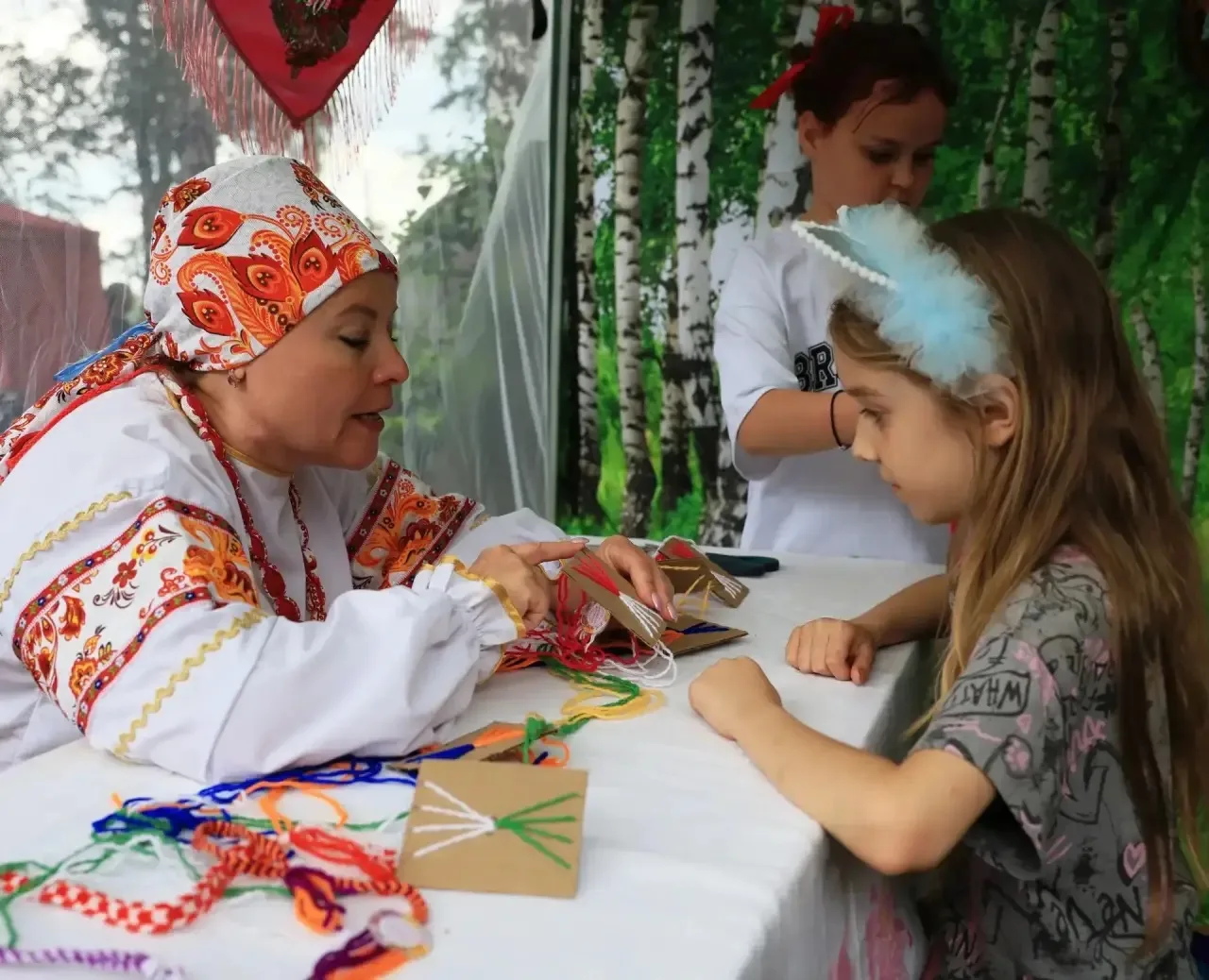 В День России в берёзовой роще  села Кирюшкино прошел III фестиваль народов Бугурусланского района «