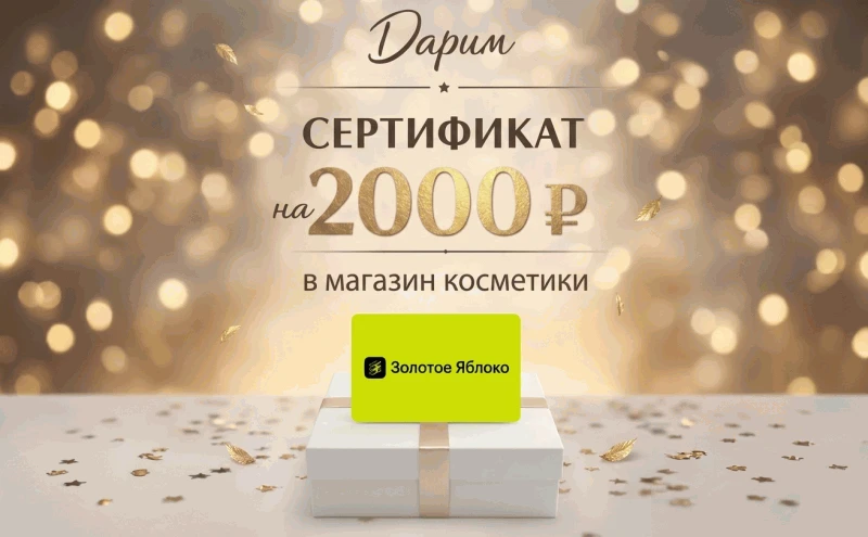 Девушки, у нас отличная новость!

Хотим подарить одной из вас сертификат в Золотое яблоко 🍏 

Для э