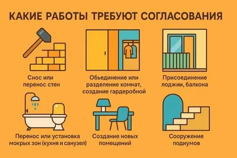 🏗 Перепланировка: как улучшить жилье и не получить штраф?
Многие хотят сделать квартиру «под себя»: