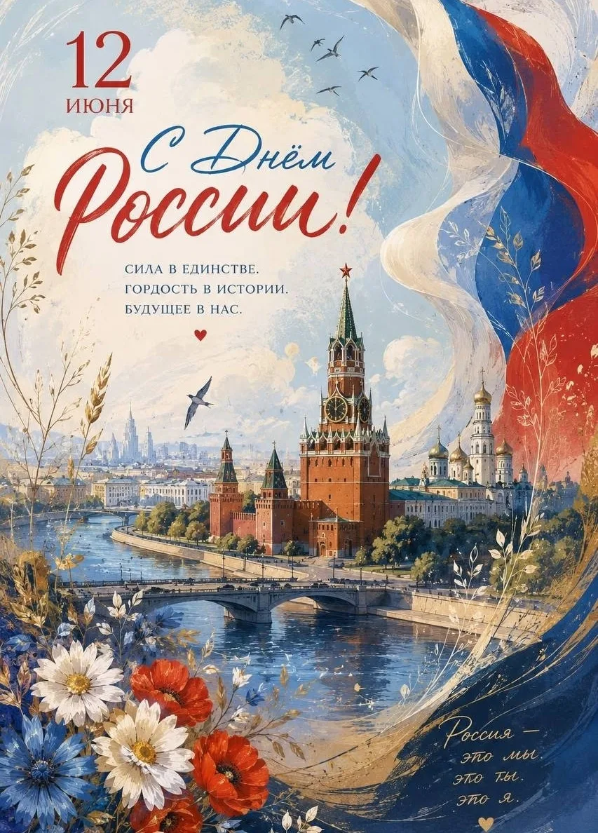 С Праздником, любимая Россия! 🇷🇺
