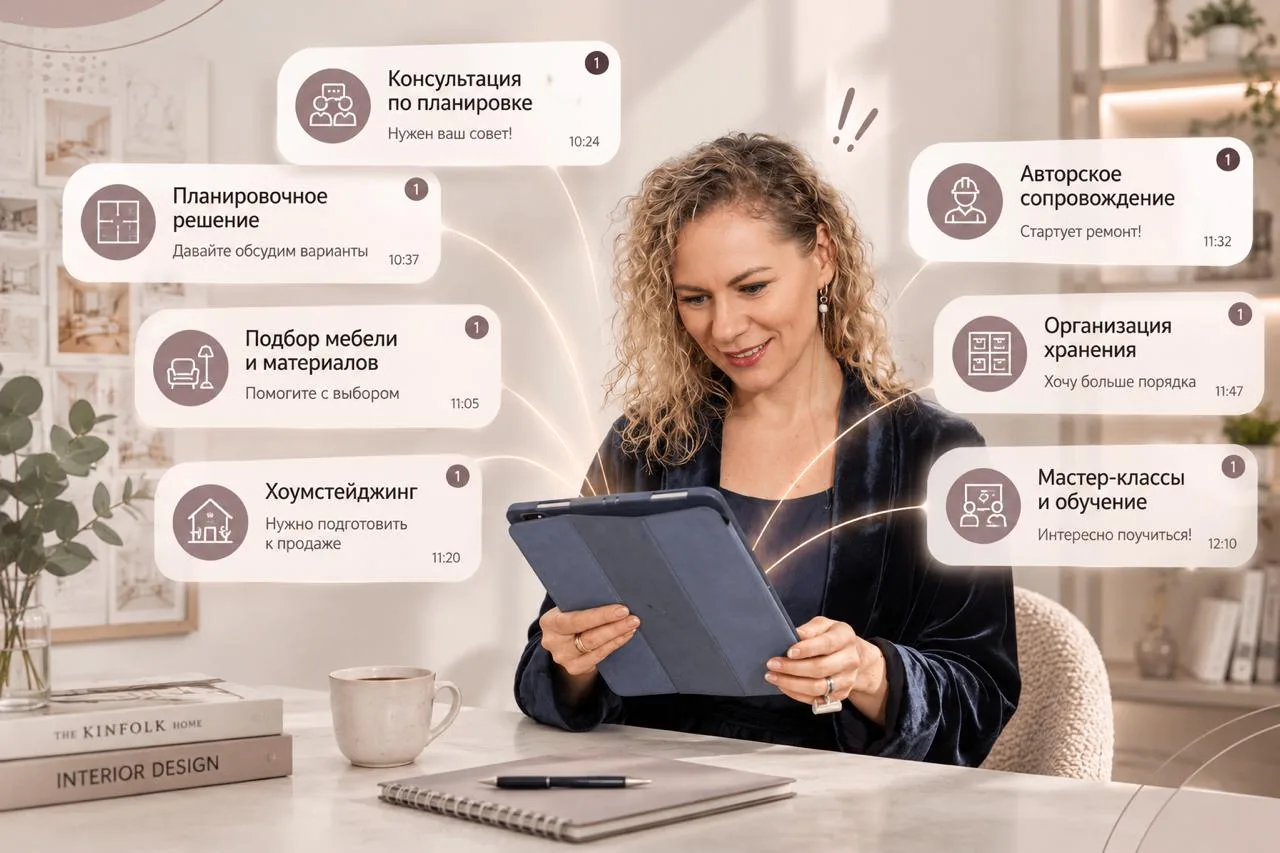 🏡 Какие услуги дизайнер продает кроме дизайн-проекта?

Когда многие слышат слово «дизайнер», в голо