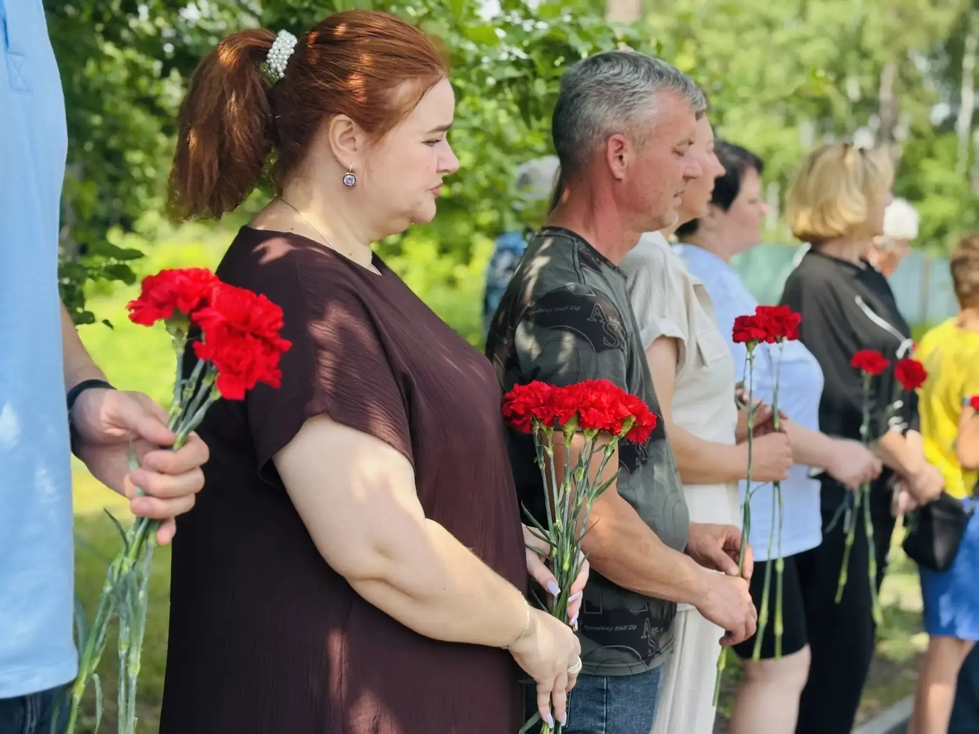 Сегодня, 22 июня, в селе Кривандино возле памятника погибшим воинам прошло торжественное возложение 