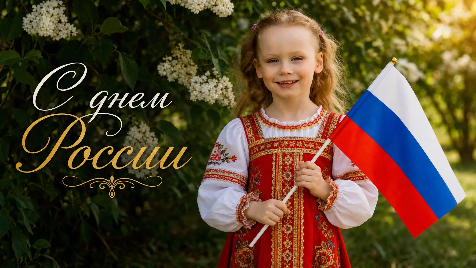 С Праздником милые мои, 
С Днём России