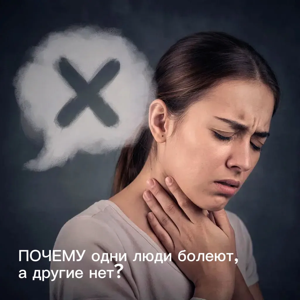 🧠 Всё дело в эмоциях
Вы замечали: одни жалуются на усталость, боли, бессонницу — а другие «неуязвим