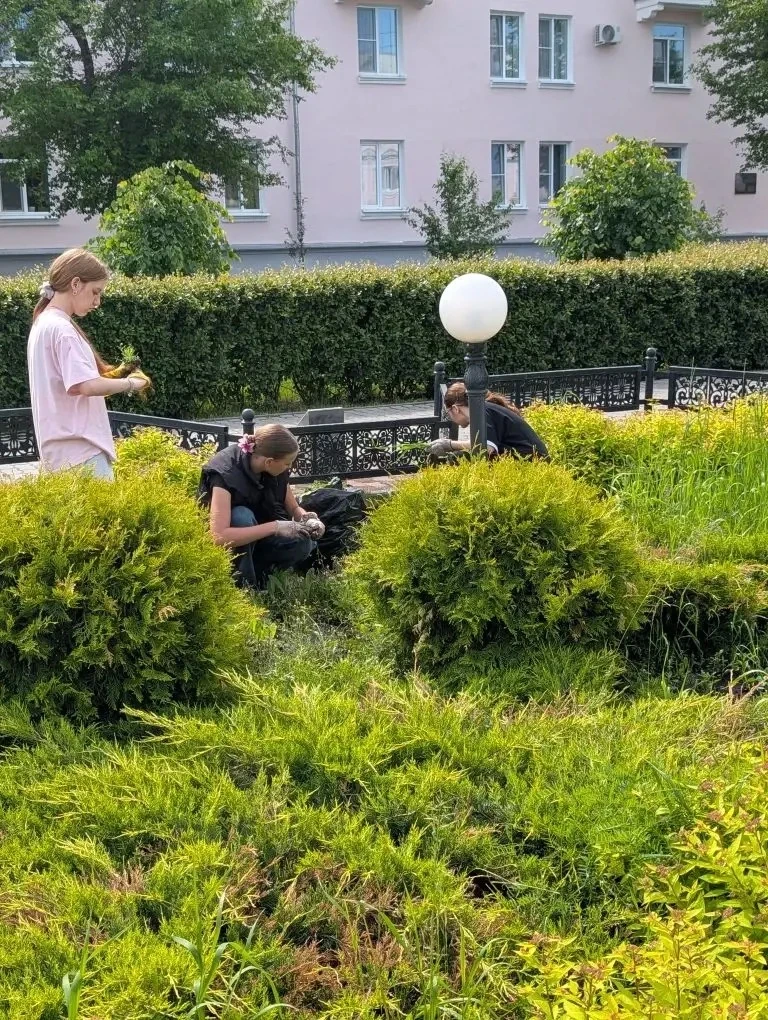 🌱 Восьмой день ЛТО – обещание выполнено!

Ребята обещали вернуться на прополку Аллеи памяти мотозав