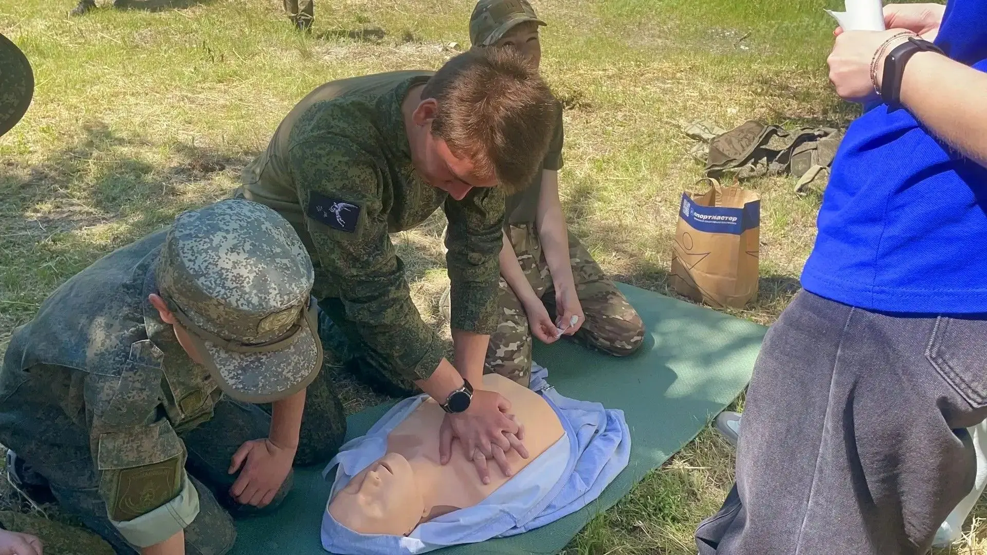 8 июня для курсантов военно-спортивного лагеря "Щит Отечества " отряд "Юный пожарный-спасатель" под 
