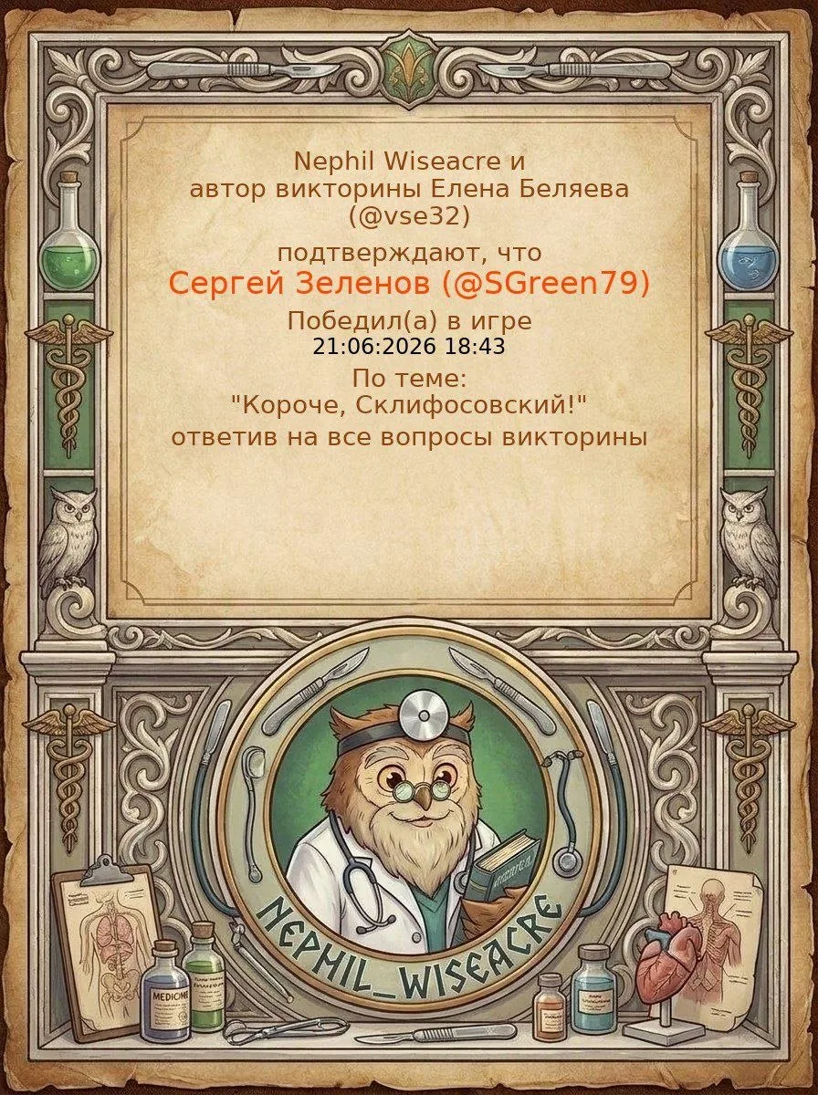 Сергей Зеленов:
Приятно ;)
