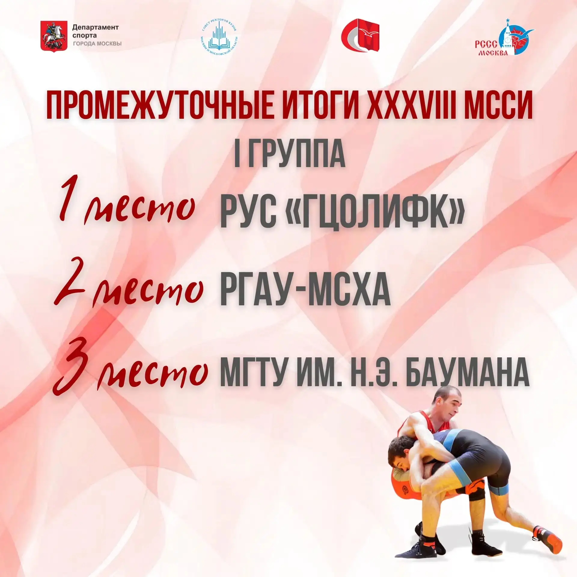 🏆 Лидеры I группы по набранным очкам!

На данный момент в соревнованиях уверенно лидируют:

🥇 РУС 