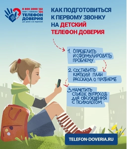 Детский телефон доверия.
С 2010 года Фонд поддержки детей, находящихся в трудной жизненной ситуации,