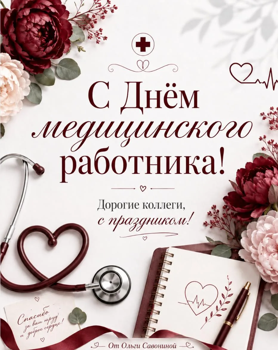 ДОРОГИЕ КОЛЛЕГИ, С ДНЁМ МЕДИЦИНСКОГО РАБОТНИКА!

Быть врачом - это не просто знать больше других о б
