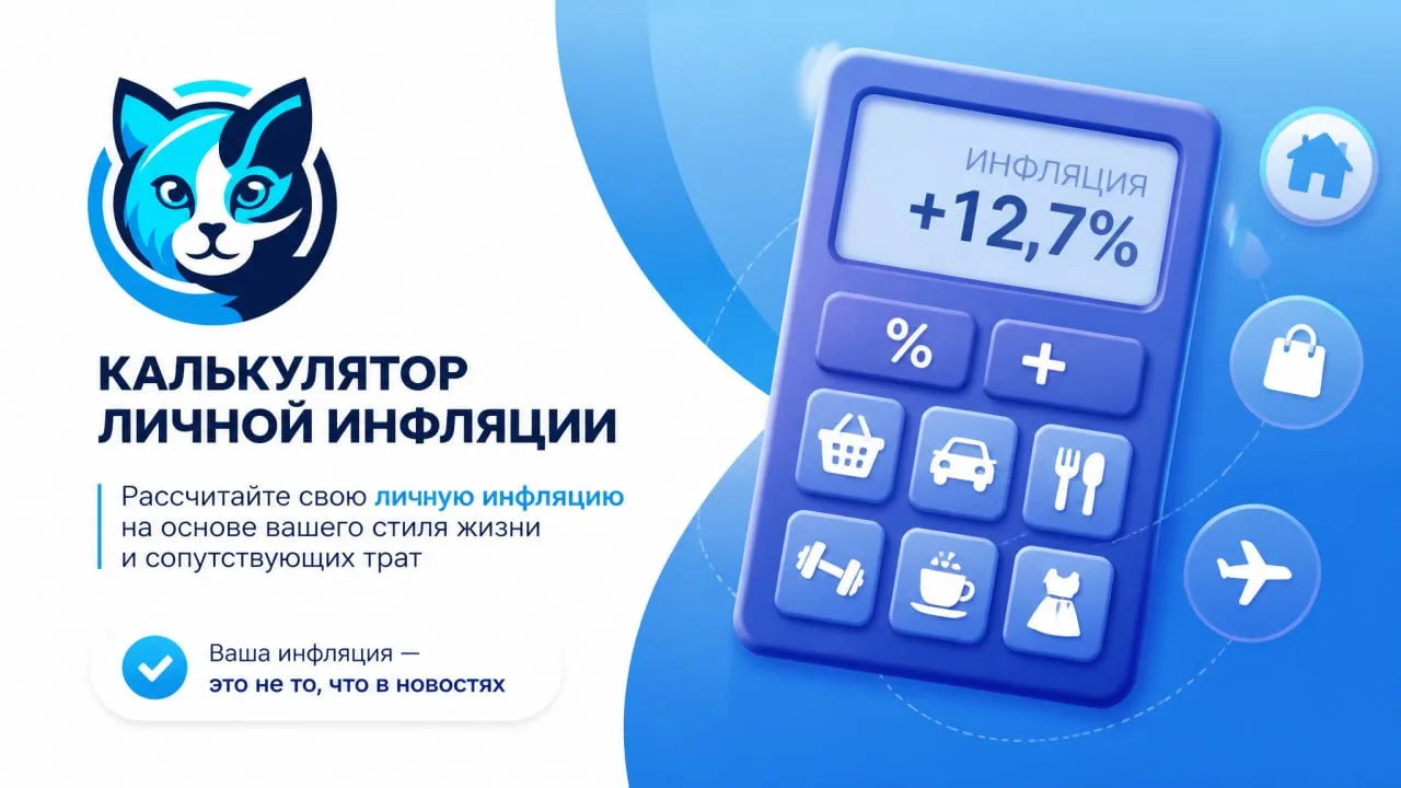 Я тут сделал калькулятор личной инфляции, зависящей от персонального стиля потребления.

В основу по
