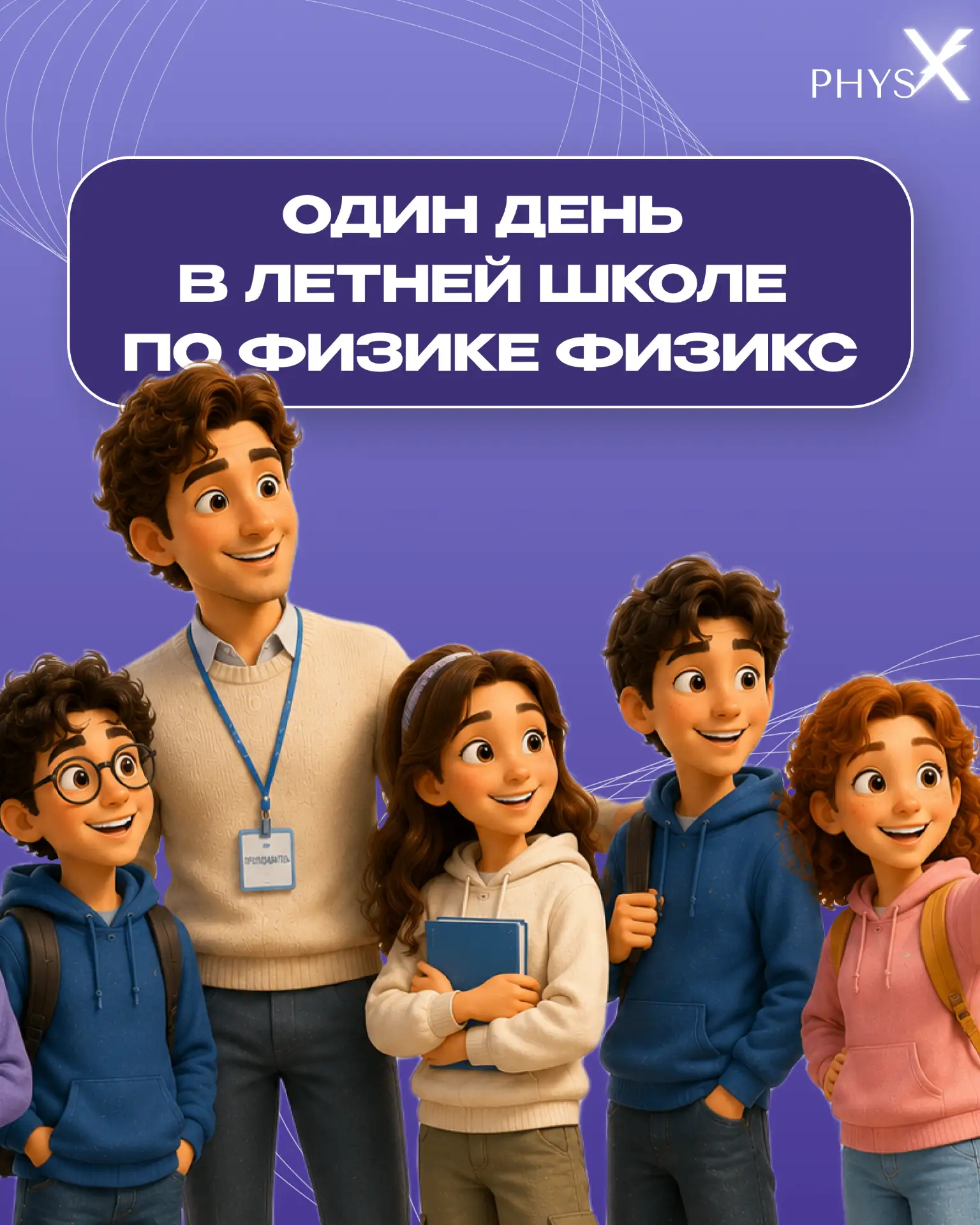 ⚡️ Как проходит день в Летней школе Физикс

Многие думают, что летом физику и математику лучше остав