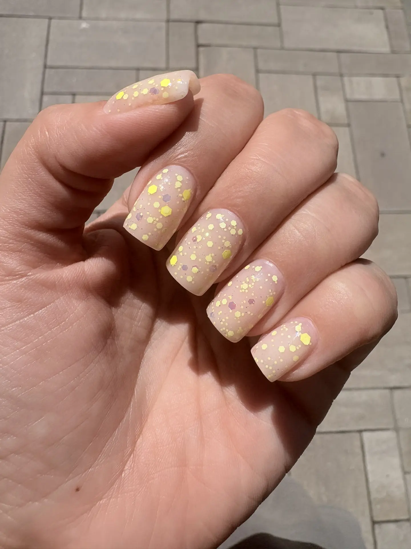 Цвет настроения - желтый 💛 

Думала снять покрытие и походить со своими, лет 10 наверно уже хожу с 
