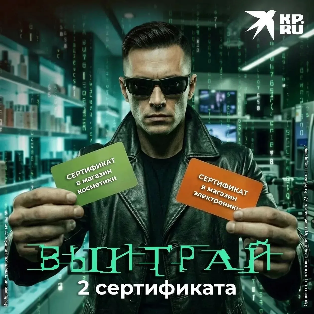 "Комсомольская правда" проводит крутой розыгрыш!

От вас - минимум усилий: подписались на канал
 и в