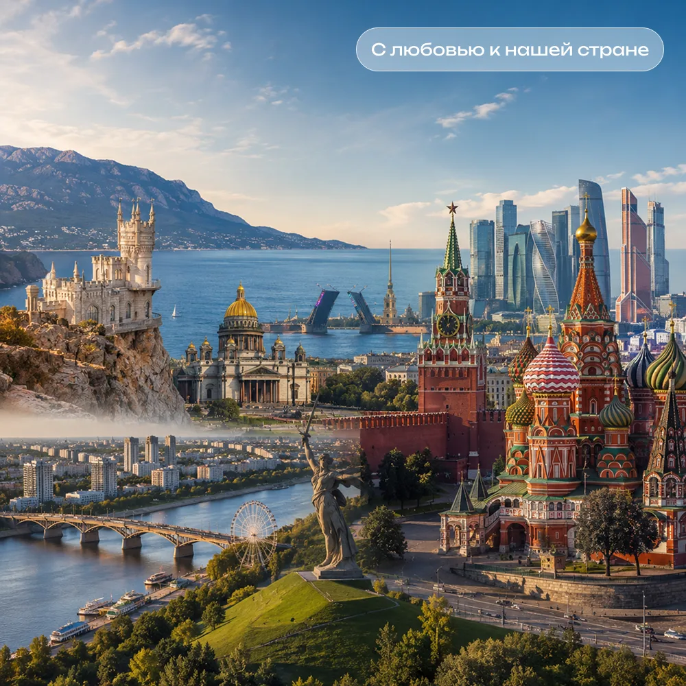 🇷🇺 С Днём России!
Россия – это бескрайние просторы, сотни народов, разные традиции, культура, исто