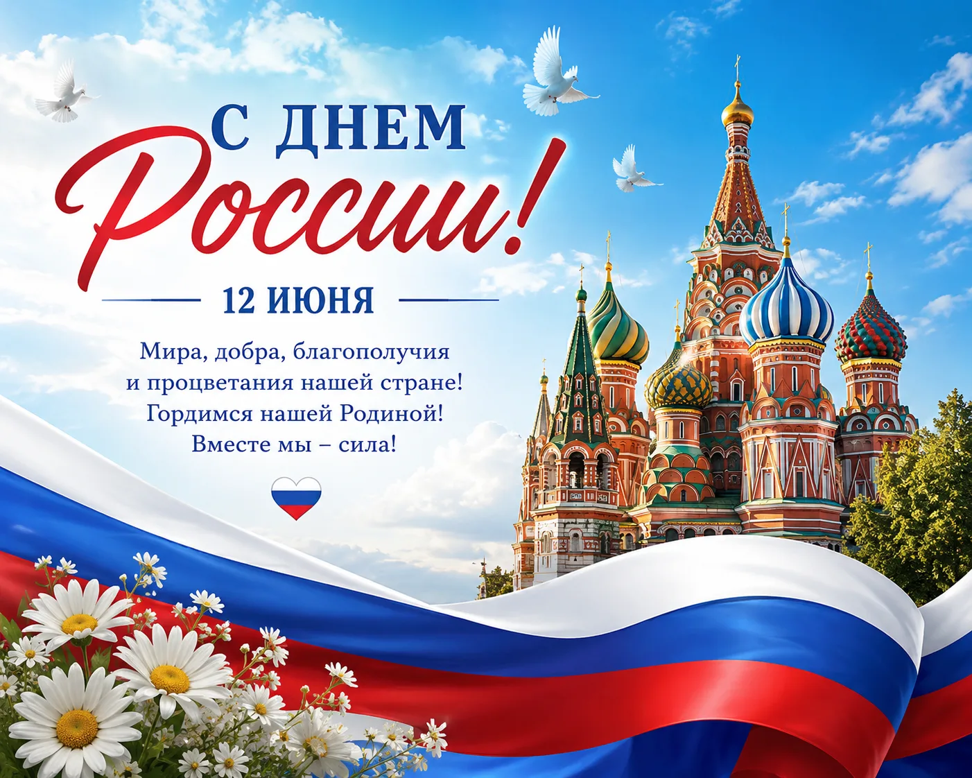 С Днём России!

Какие бы тяжёлые испытания ни выпадали на долю нашей страны, она всегда находила в с
