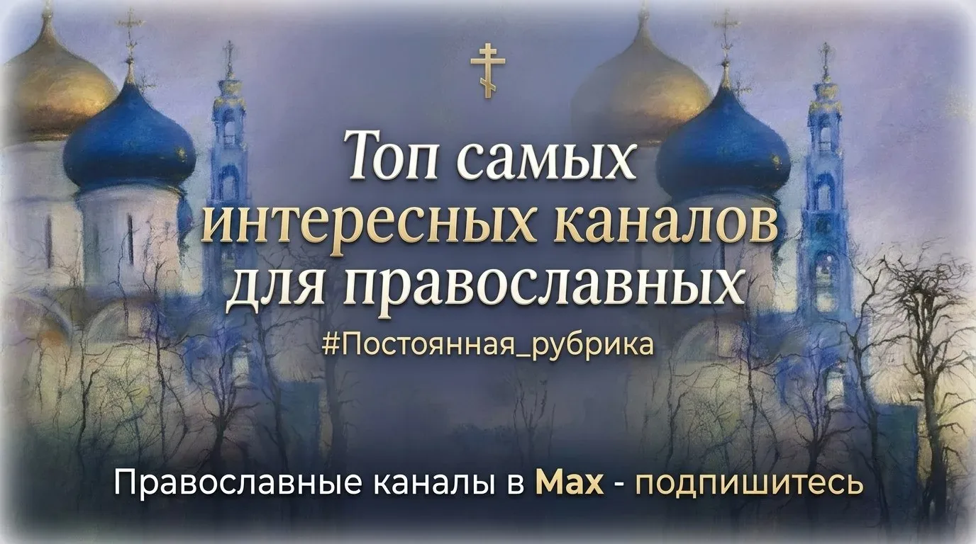 Топ самых интересных каналов в МАХ:

✔️ *СЧАСТЛИВЫ ВМЕСТЕ* - канал православного психолога  
На кана
