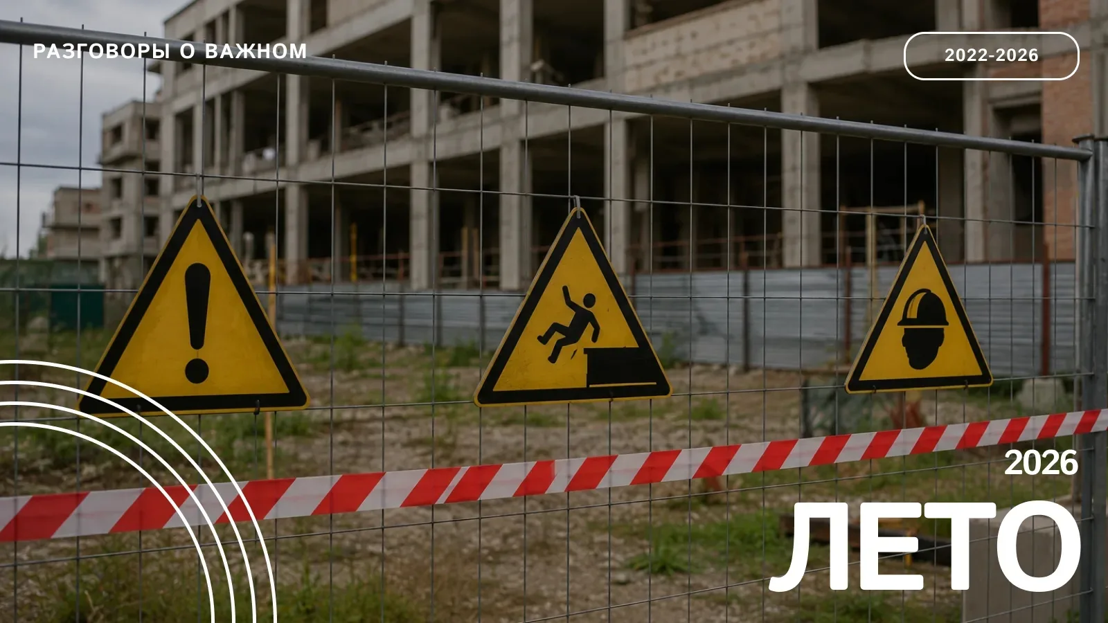 🏚️ Осторожно: заброшенные здания, стройки и опасные места

Летом у детей появляется больше свободно