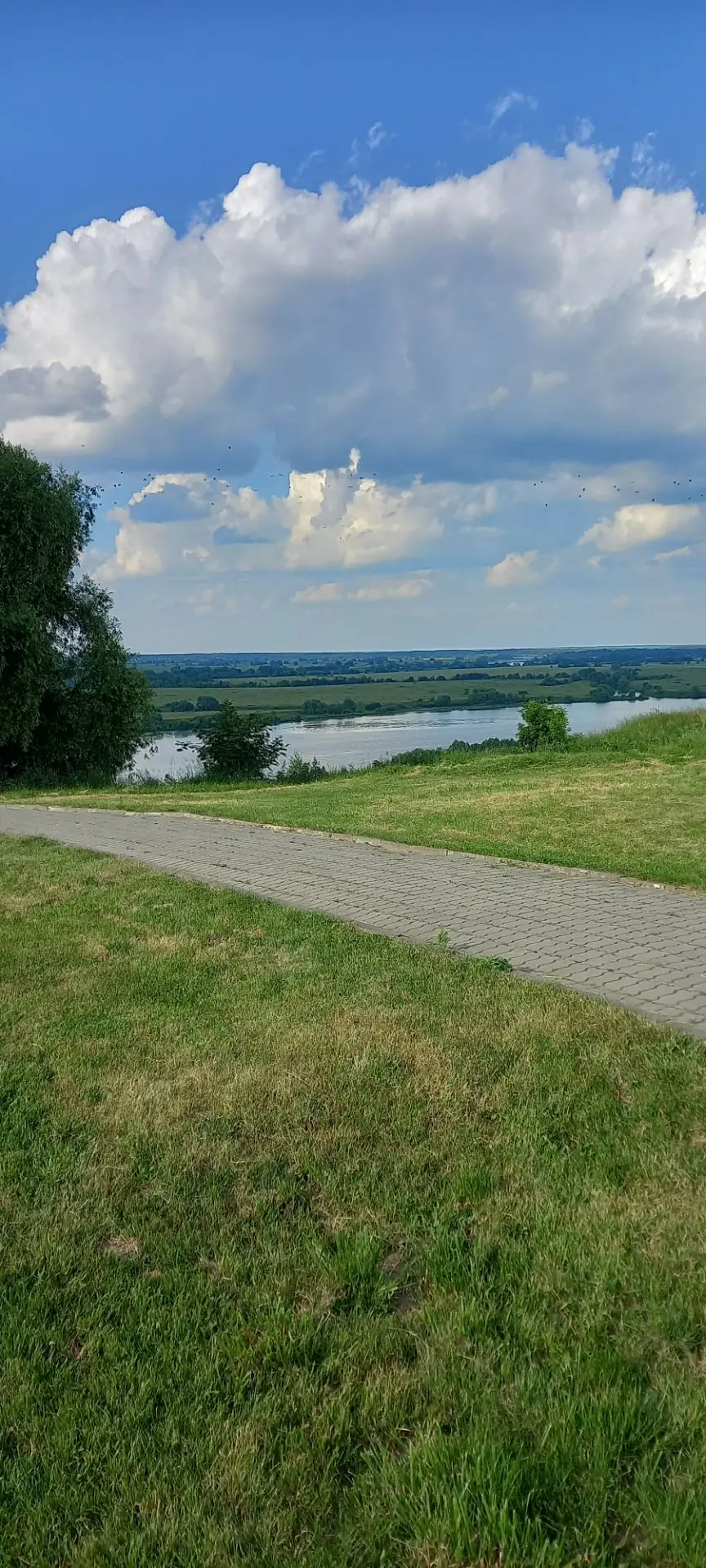 Вид на Оку в селе Константиново