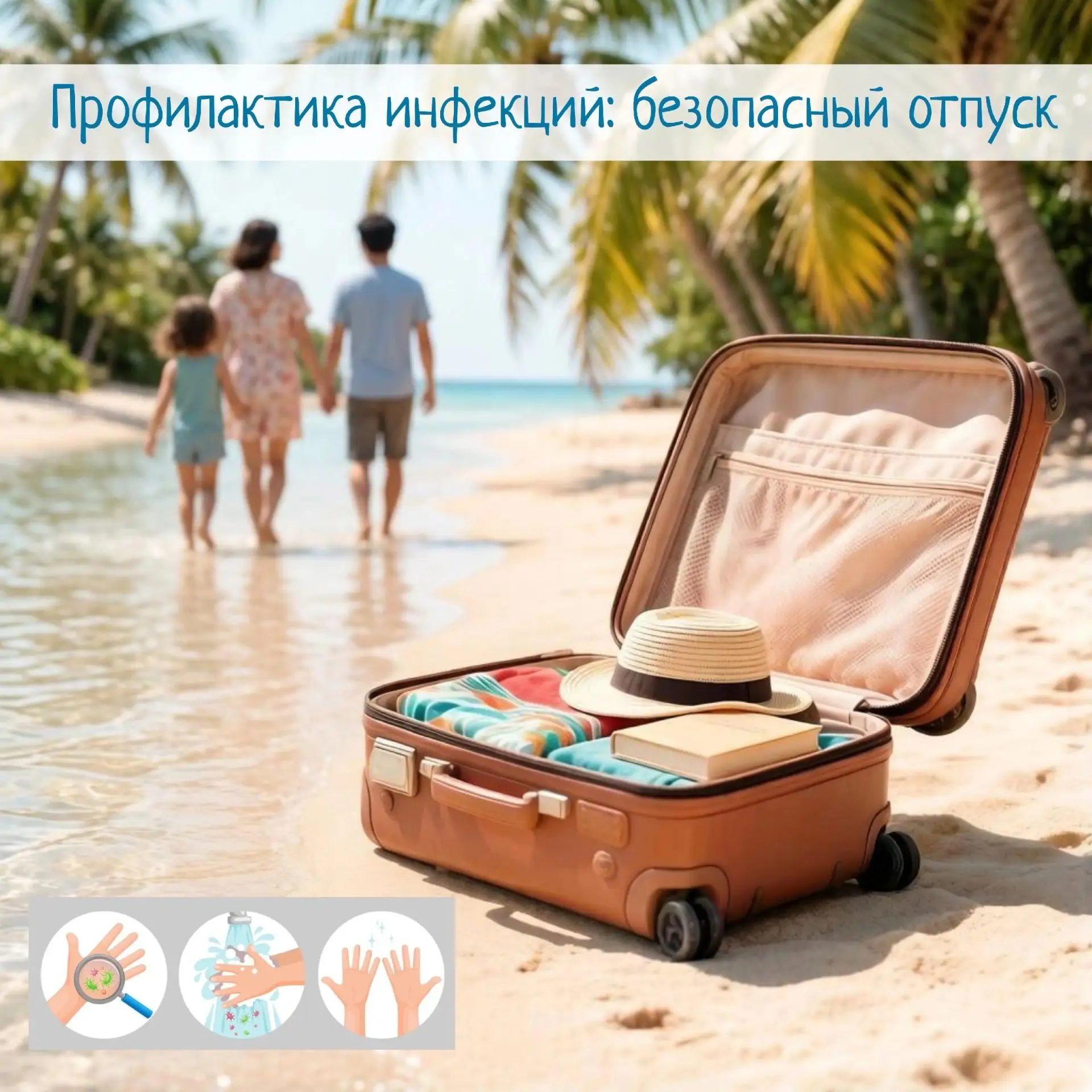 🌴 Профилактика инфекций: готовимся к туристическому сезону! 🌴

🛫 Перед поездкой: узнайте про эпид