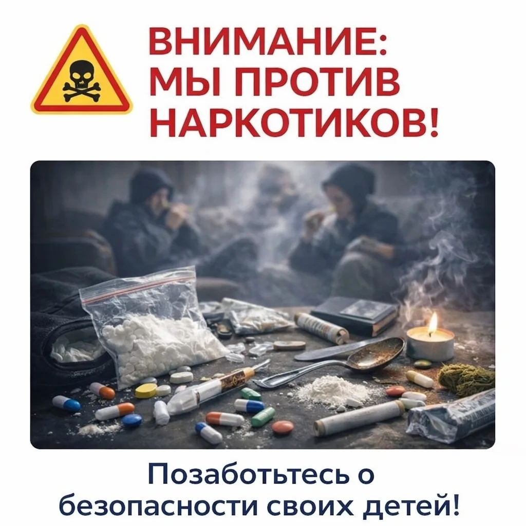 ⚠️Внимание: мы против наркотиков!

Уважаемые родители! В современном мире особенно важно быть внимат