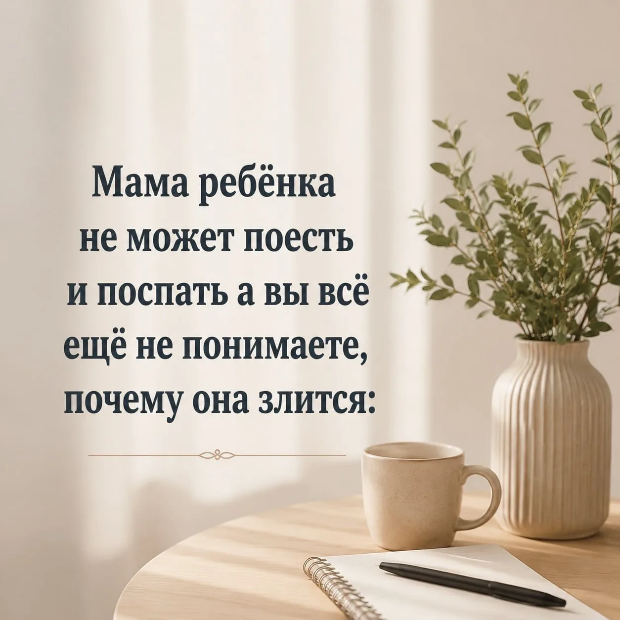 Кажется, со стороны мама просто стала раздражительной... 💔

Но если посмотреть чуть глубже, станови