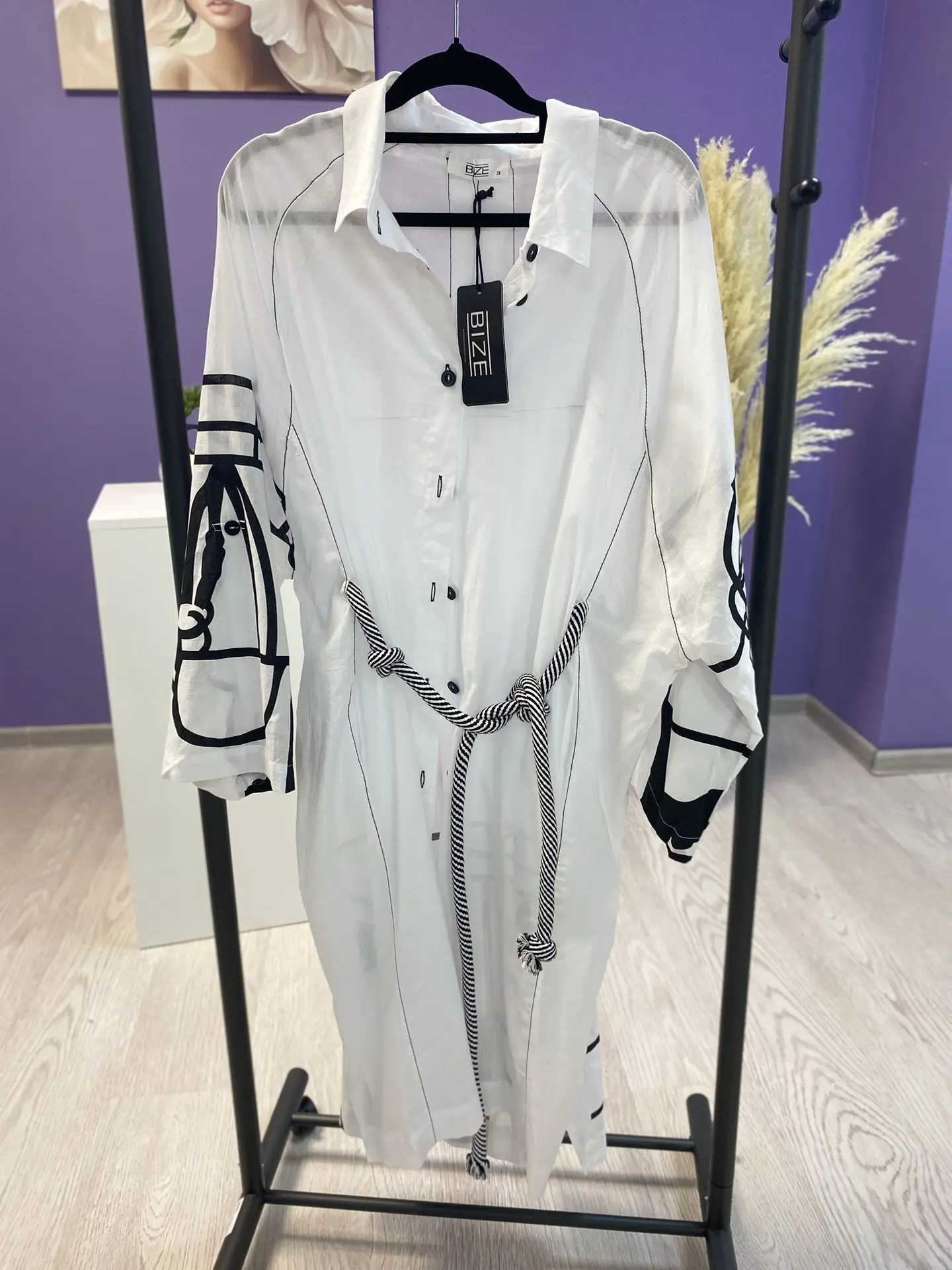 BIZE 🇹🇷

Тунички в белом и черном цвете
Хлопок 💯 рус 44-52

💳5000₽ 
❗️новая цена 💳2900₽
❌все ту